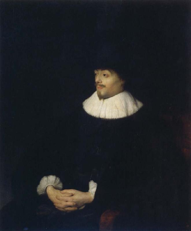 REMBRANDT Harmenszoon van Rijn Portrait of Constantijn Huygens oil painting image